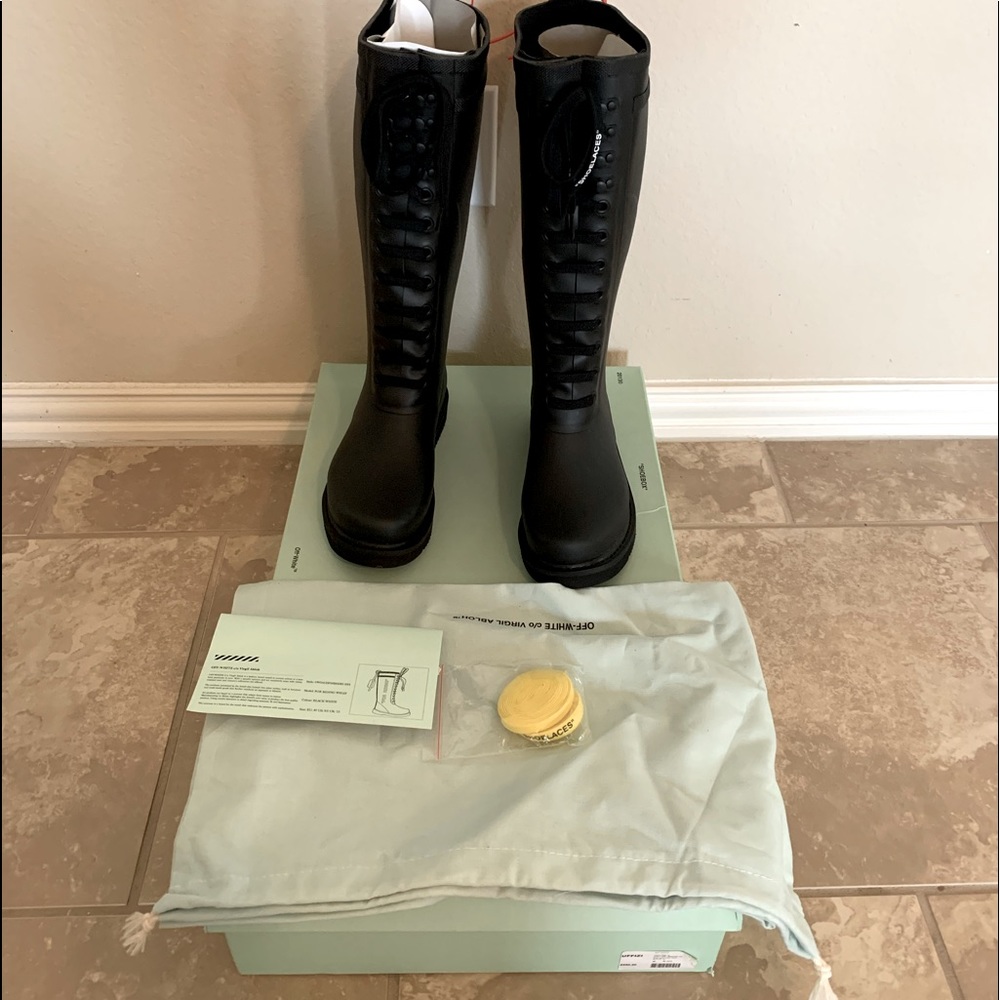 💯Authentic OFF-WHITE Rain Boots